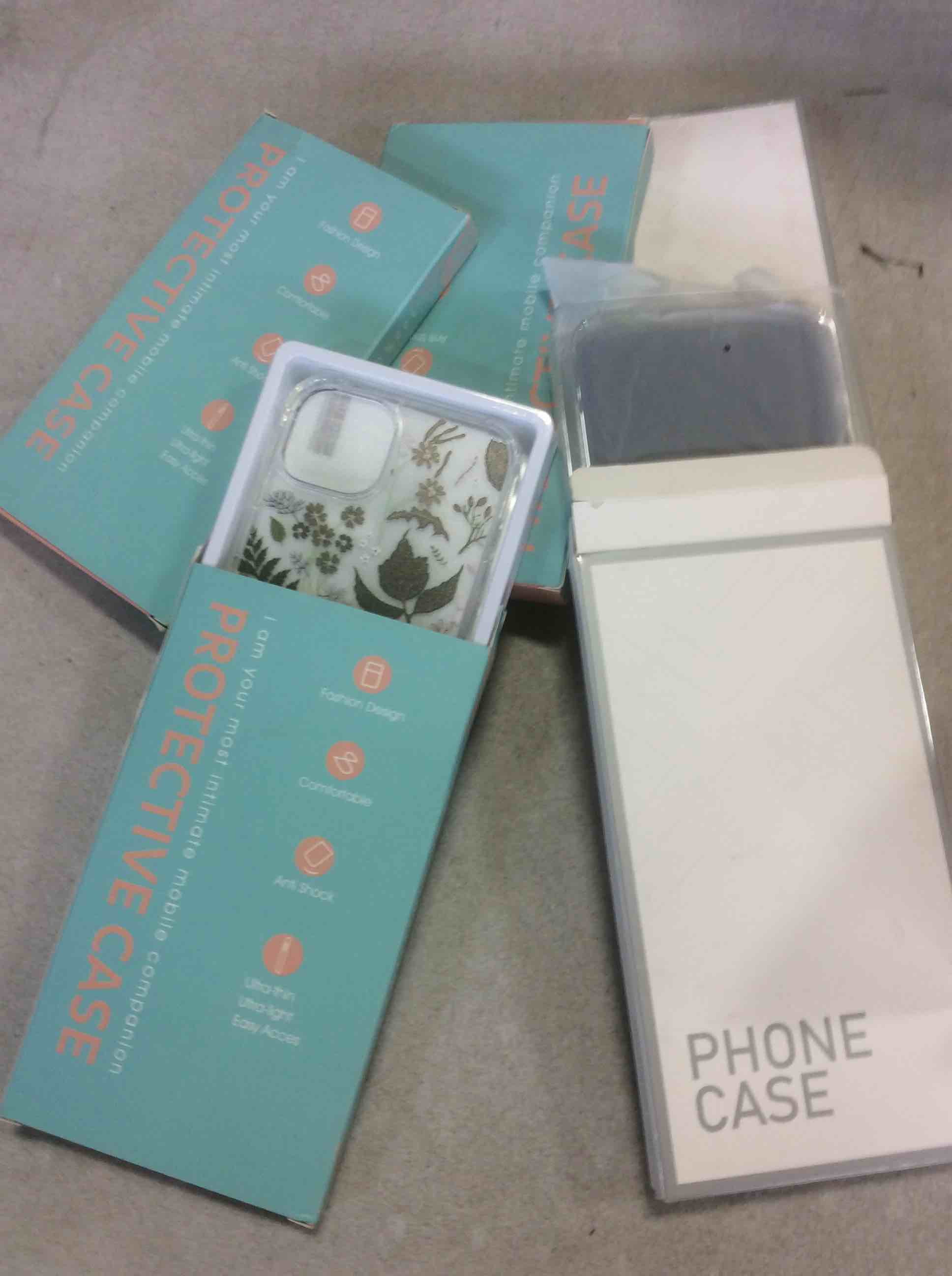assorted phone cases