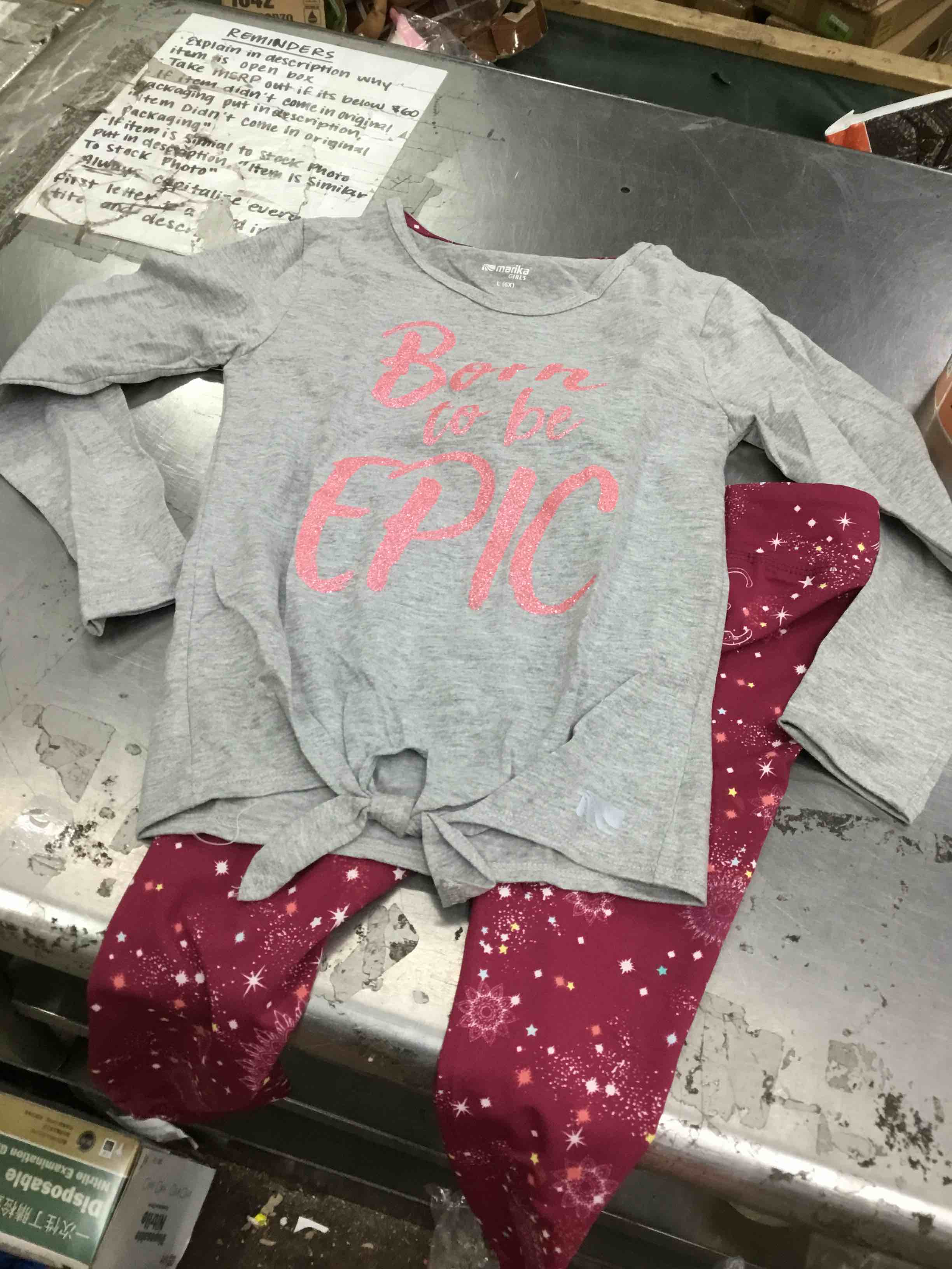Girls Born To Be Epic Size Large Set