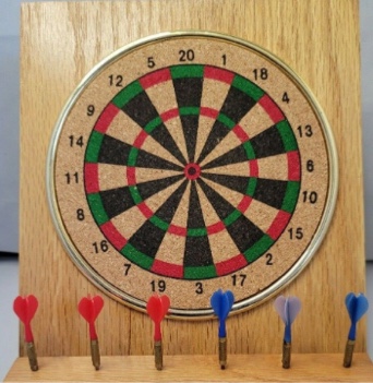 Metropolitan OakSteel Dart Board