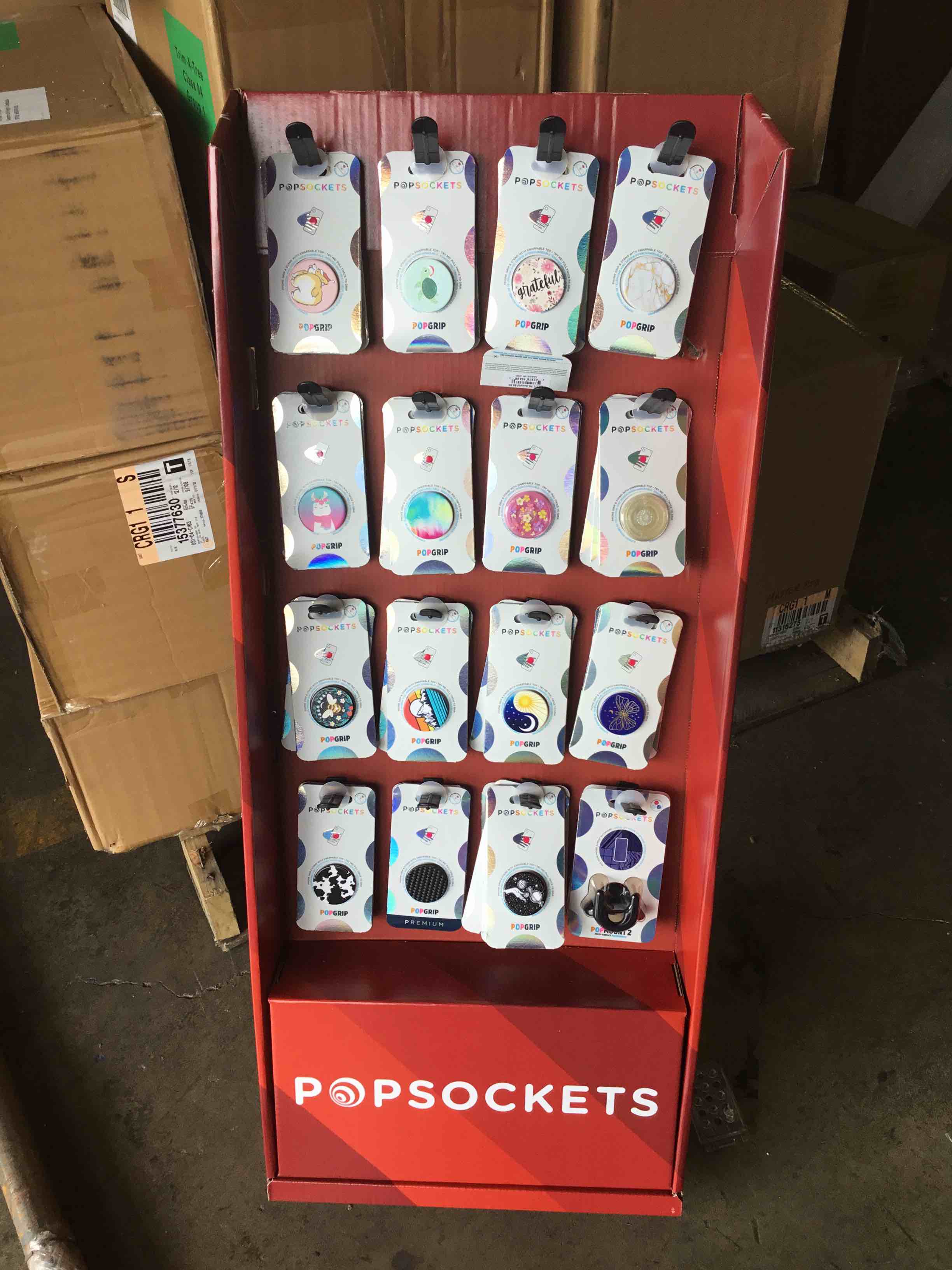 POPSOCKET Display - FULLY LOADED!! 
