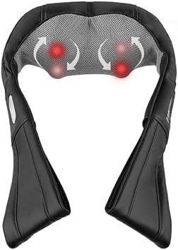 HoMedics Quad Action Shiatsu Kneading Neck & Shoulder Massager with Heat
