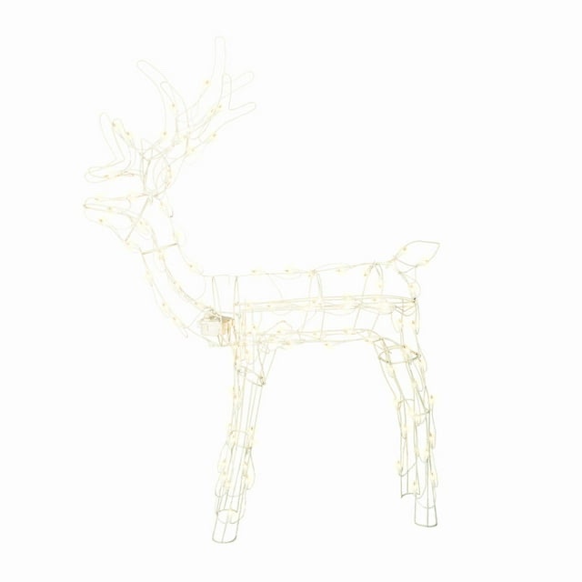 Holiday Time 48" Animated Light-up Standing Buck, 105 Lights