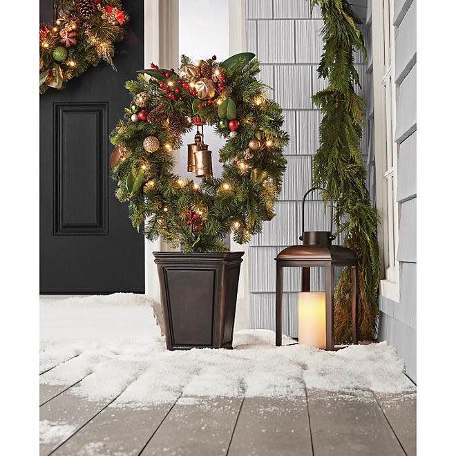 Member's Mark Pre-Lit 43" Wreath Topiary