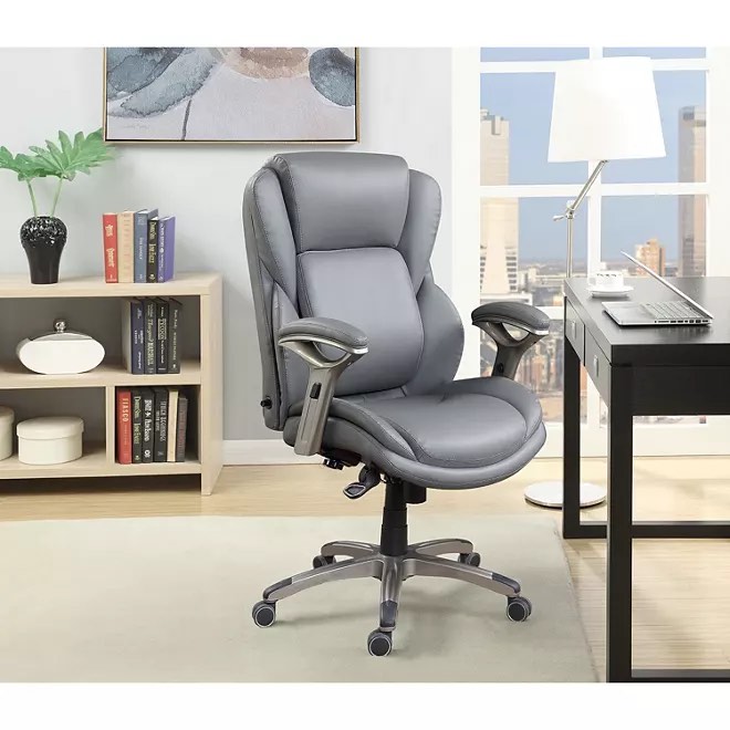 Wellness By Design Infinite Support Manager Chair, Gray