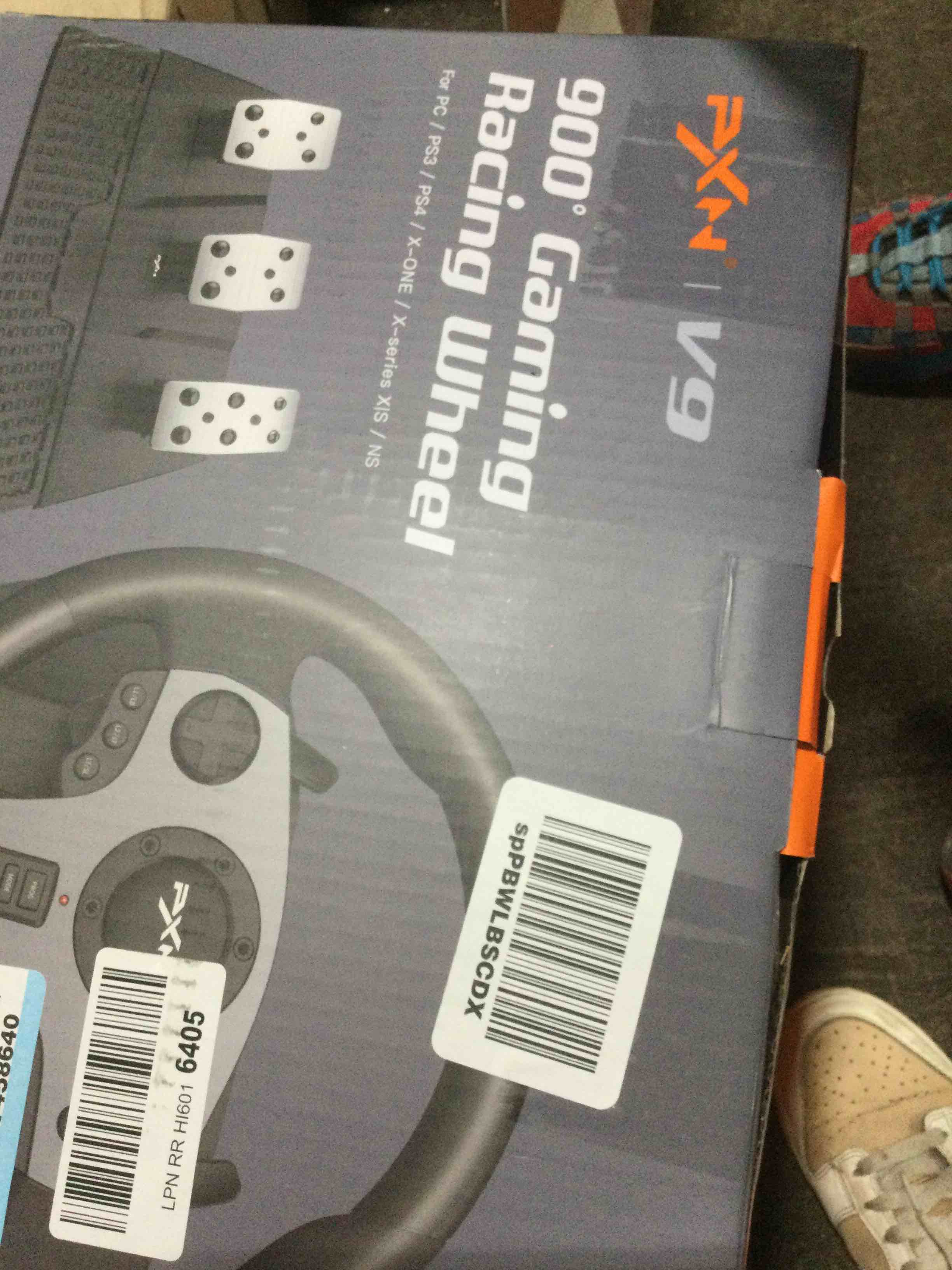 PXN V9 Gaming Racing Wheel with Pedals and Shifter, Steering Wheel for PC, Xbox One, Xbox Series X/S, PS4, PS3 and Nintendo Switch
