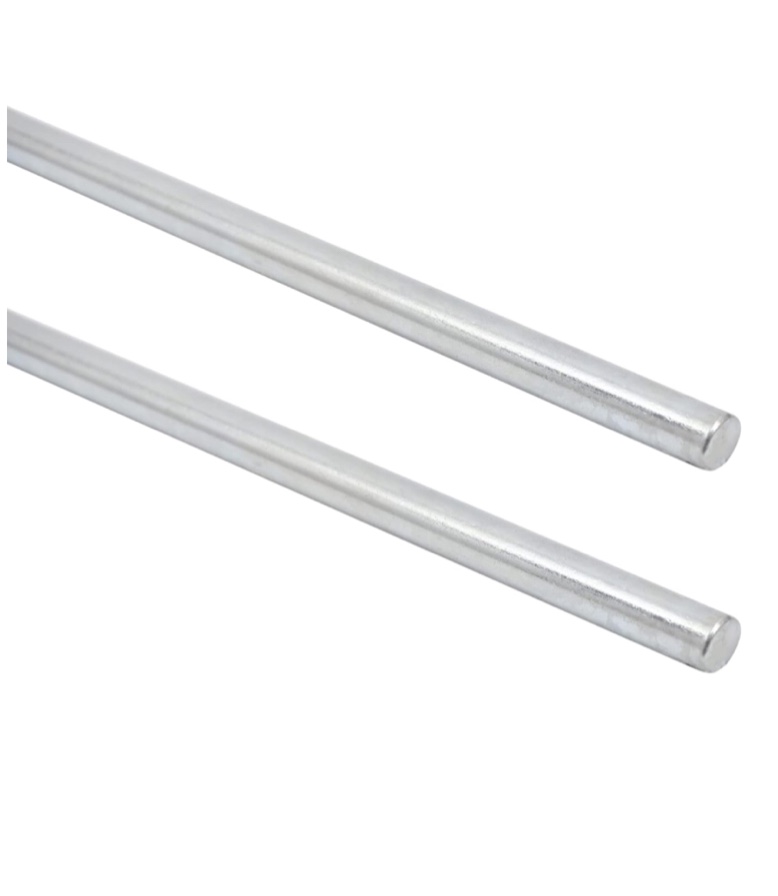 AR-PRO (2-Pack) 5/8â€_x009d_ x 36â€_x009d_ Zinc Plated Steel Rods Designed for Use as an Axle Shaft on Hand Trucks Dollies Wagons 4005BC Wheelbarrows