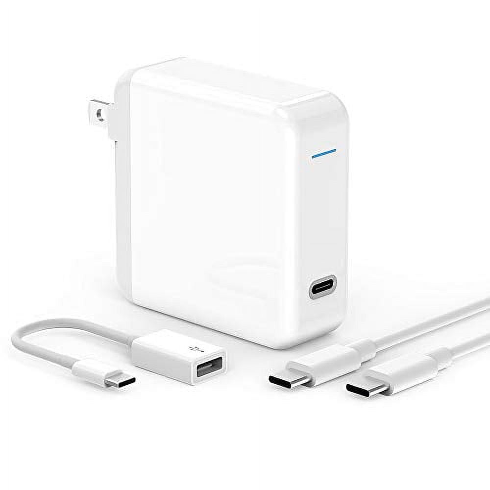 SZpower 61W USB-C Wall Charger for MacBook, iPad, Android, PC (White) SZ-TC002-US-WH