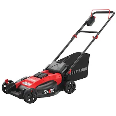 CRAFTSMAN V20 20-volt Max 20-in Push Lawn Mower Cordless Lawn Mower 5 Ah (Battery & Charger Included)