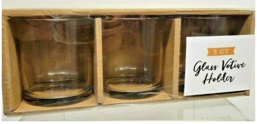 Horizon Group Clear Glass Votive Holders