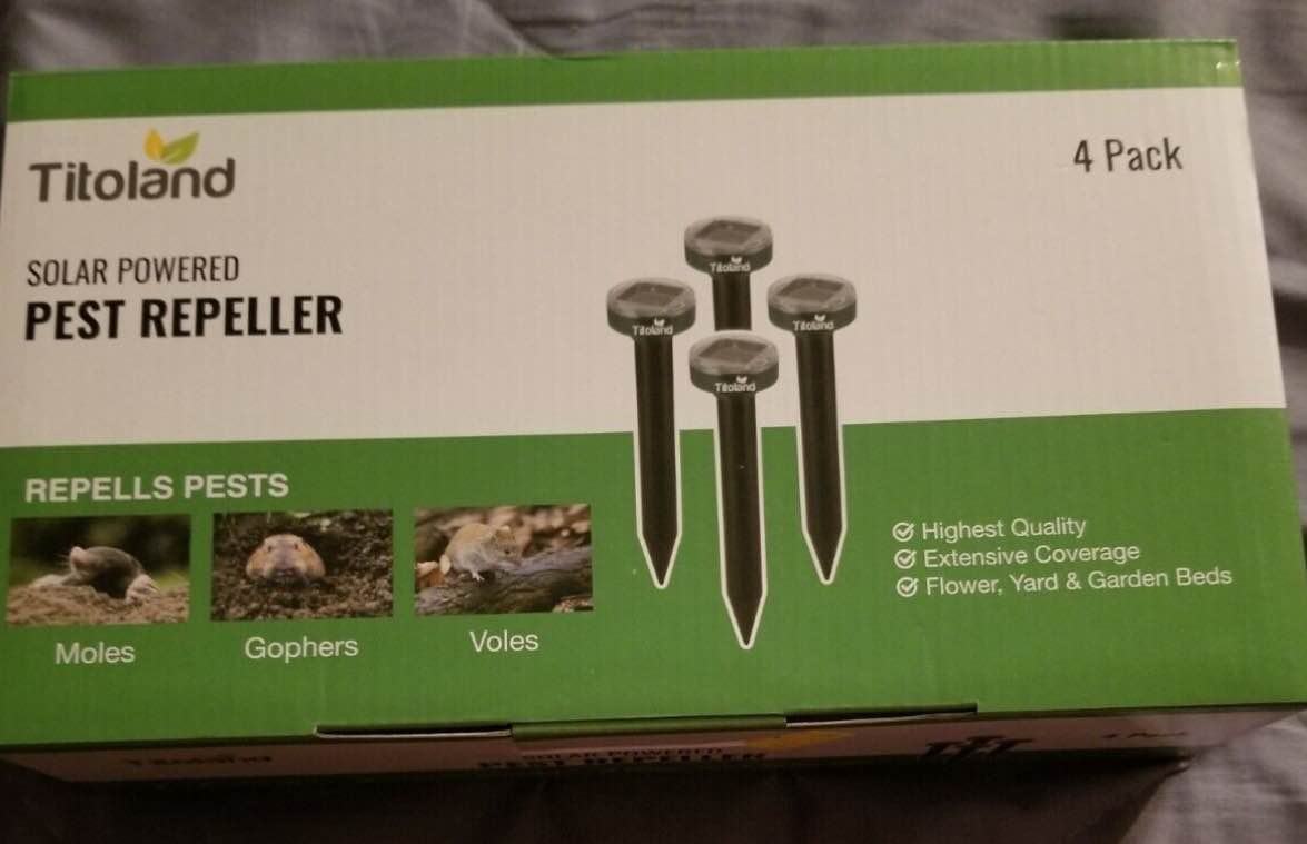 Titoland Solar Powered Pest Repeller