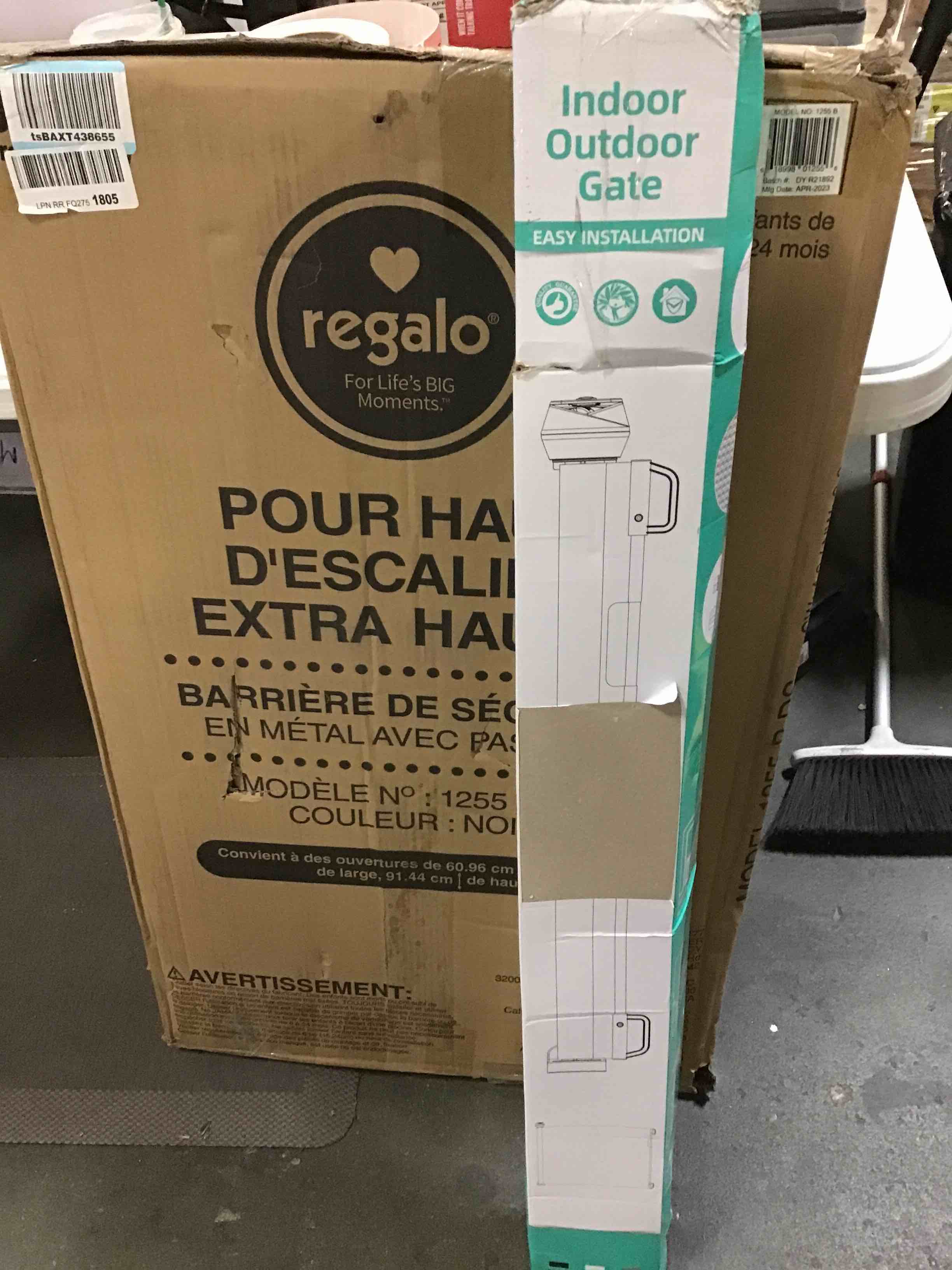 assorted baby gates 