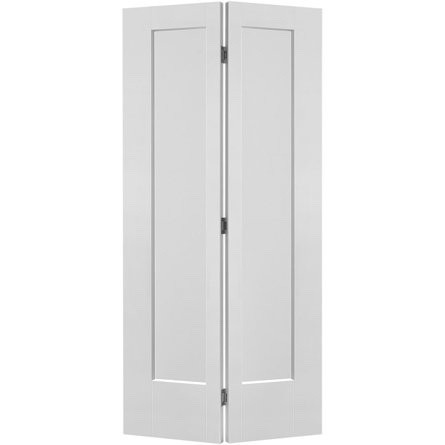 Paneled Manufactured Wood Primed Lincoln Park Interior Bi-Fold Door