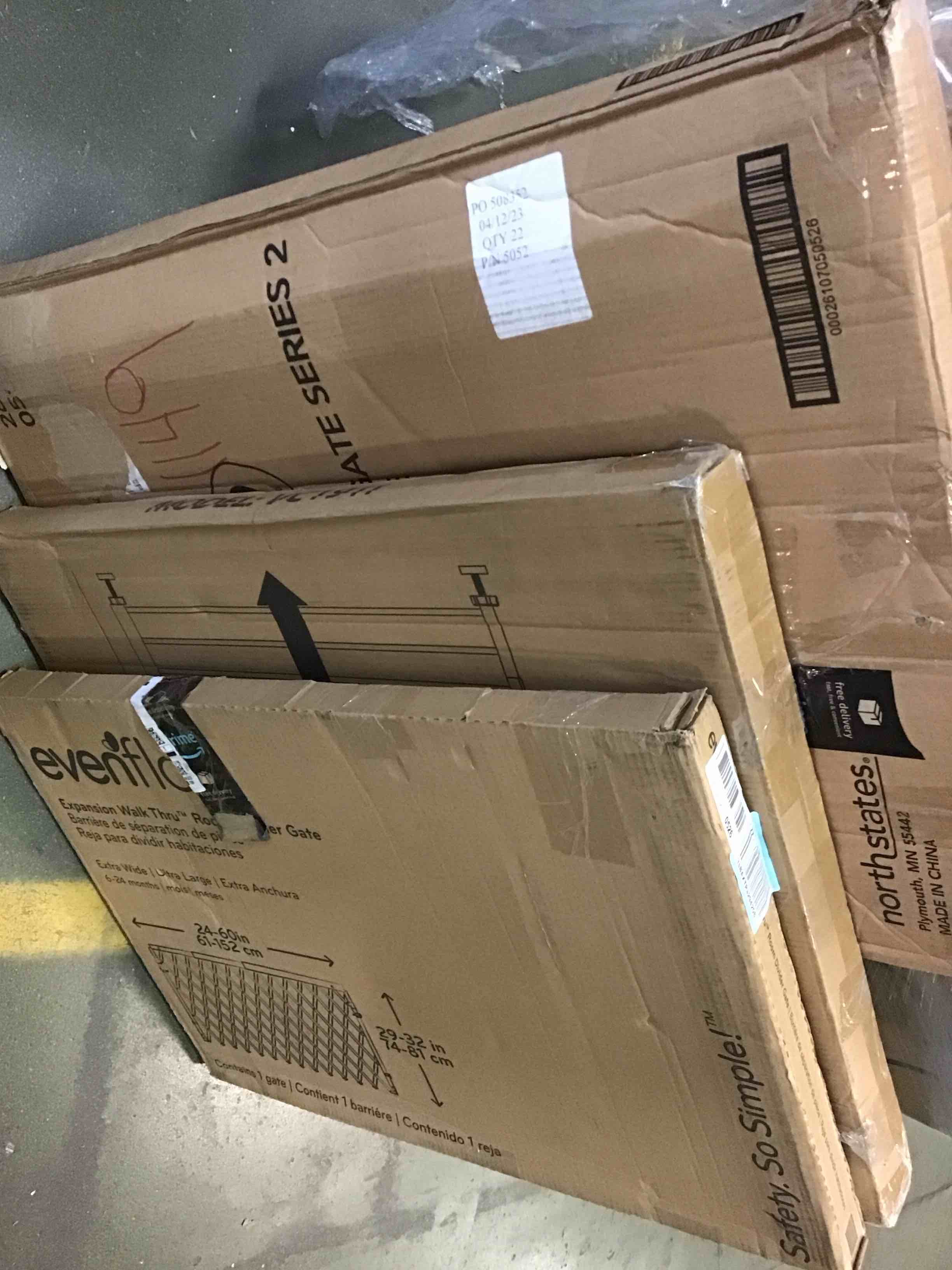 assorted baby gates 