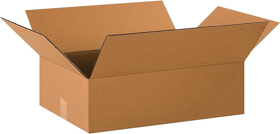 20" x 14" x 6", 32 ECT, Shipping Boxes, 25/Bundle