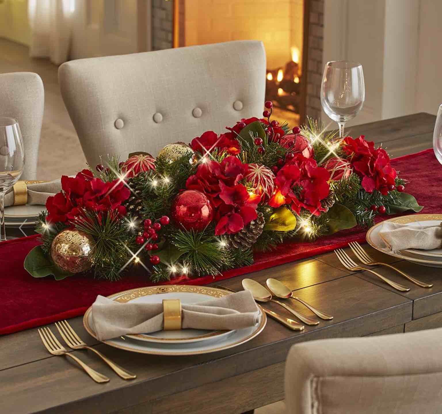 The Cordless Illuminated Shimmering Centerpiece