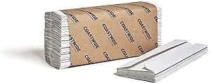 Coastwide Professional Multifold Towels, White, 250 Sheets/ 16 Pck (c-15.5-ag25)