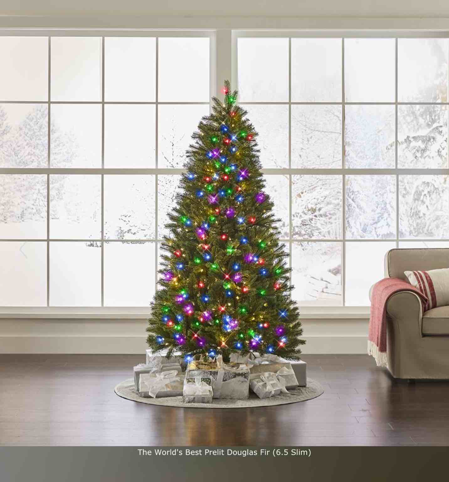 The World's Best Prelit Douglas Fir