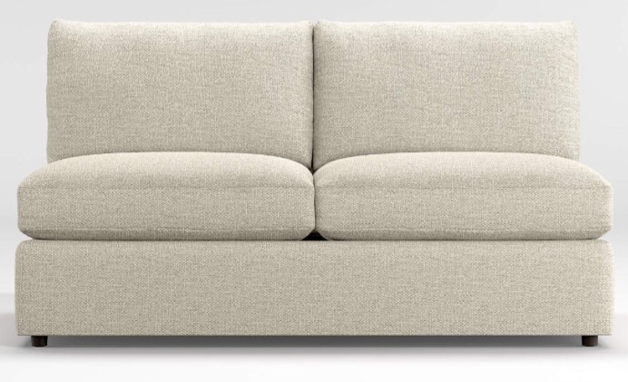 DV2014-LS. ARMLESS LOVESEAT.  BEIGE 