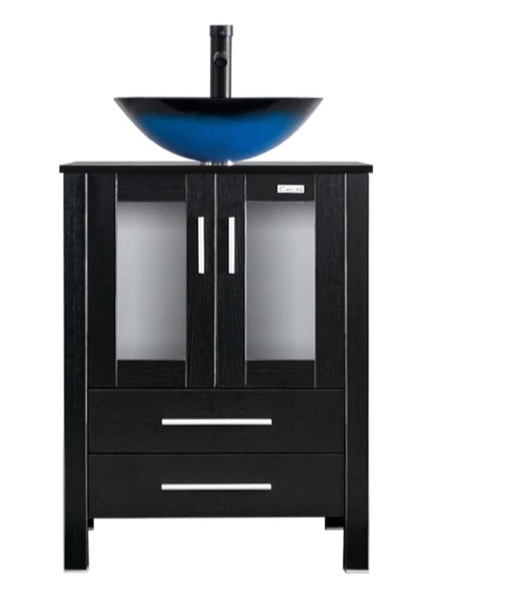 eclife 24" Modern Bathroom Vanity *incomplete,vanity only* **similar to stock photo*