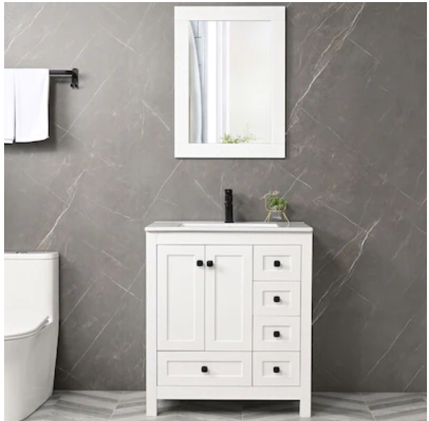 eclife 30” drop in vanity sink * sink only*