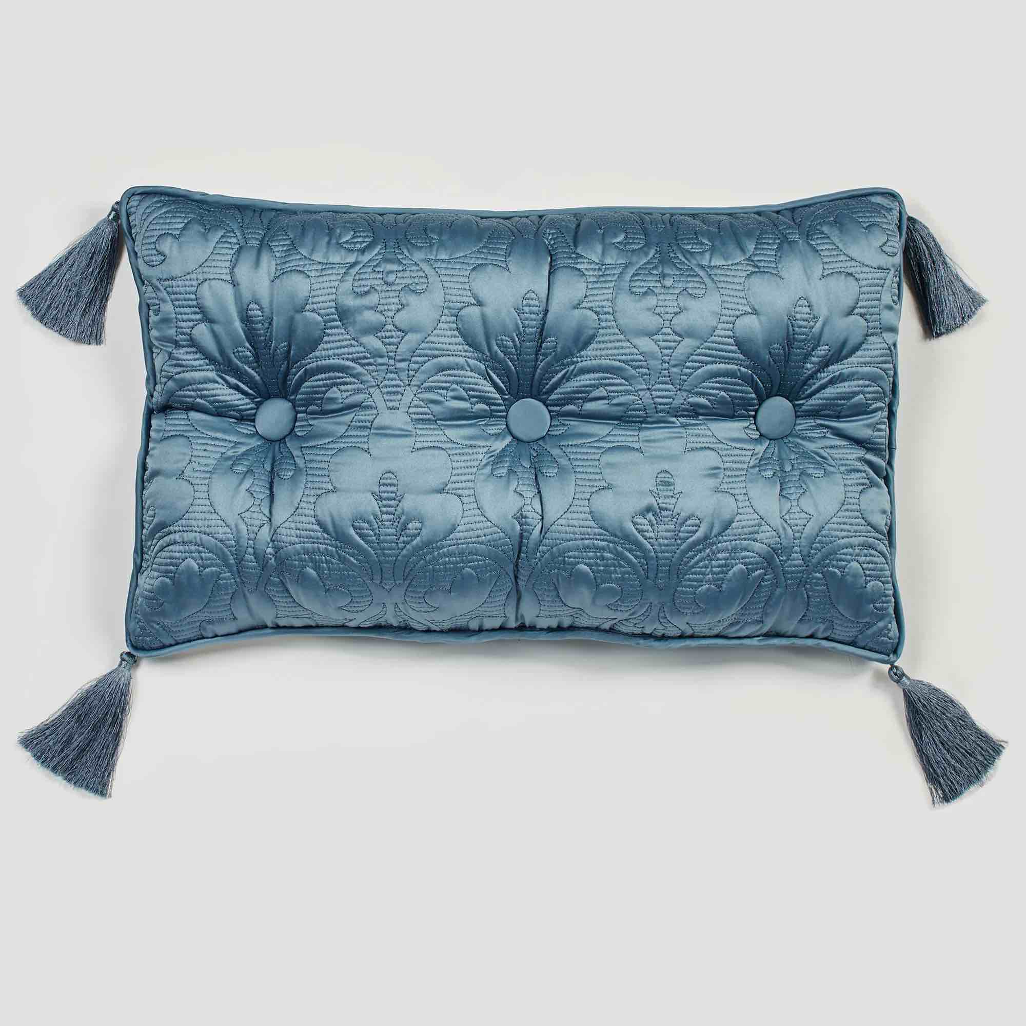 Cambridge Classics Tasseled Tufted Pillow Rectangle
