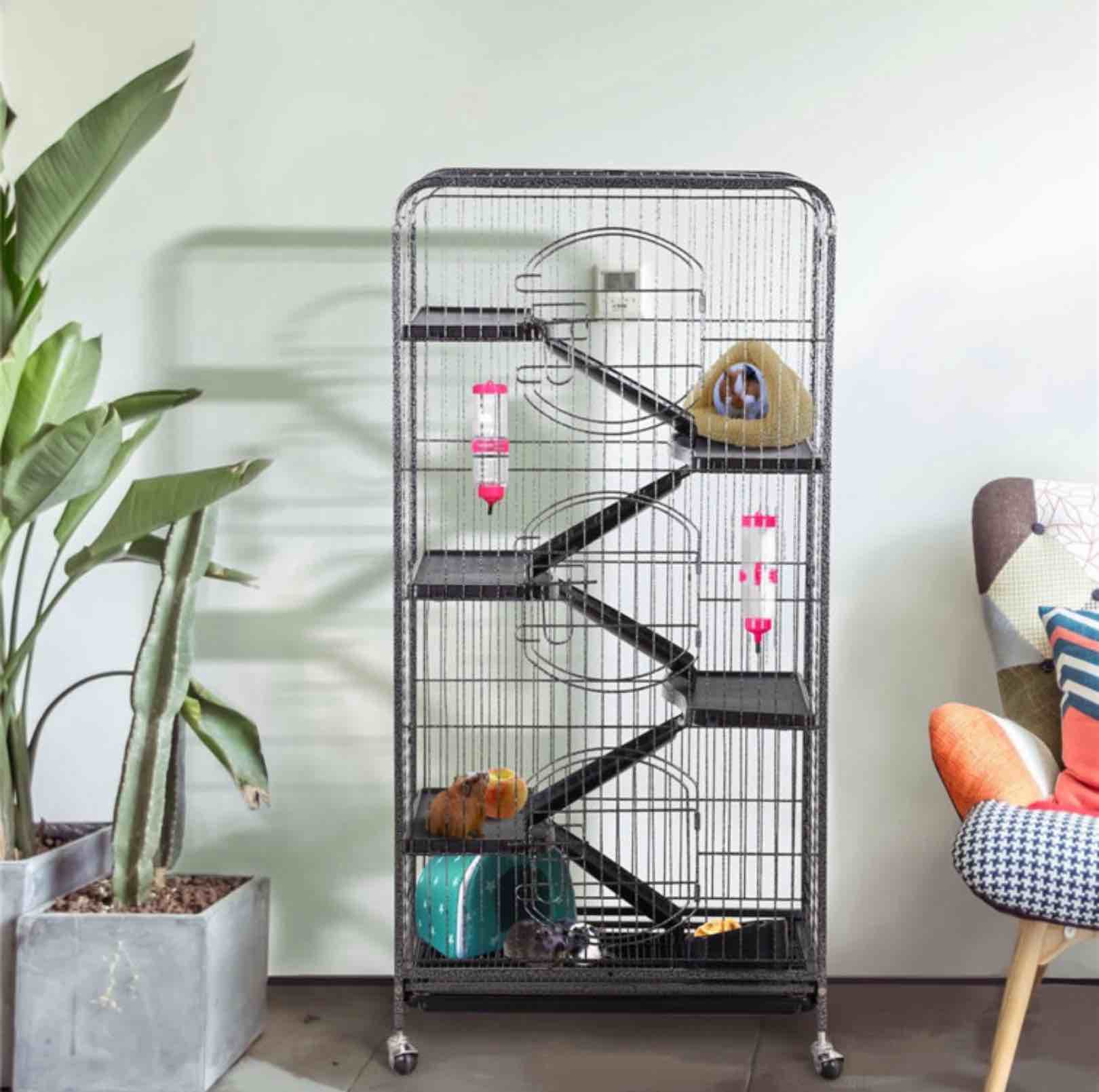 Glisson Weather Resistant Mouse Cage with Ramp