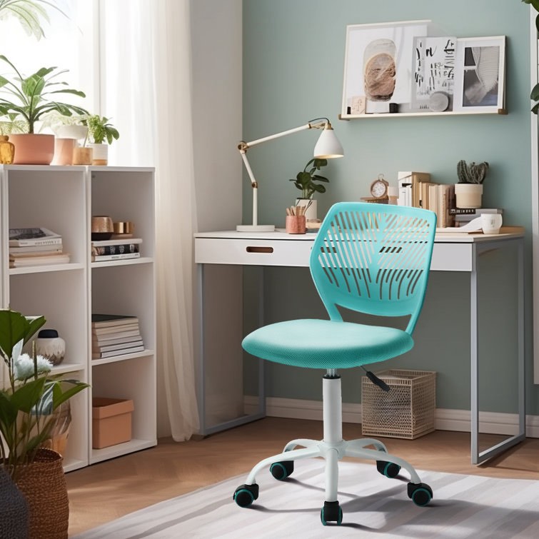 Turquoise Elkland Mesh Task Chair