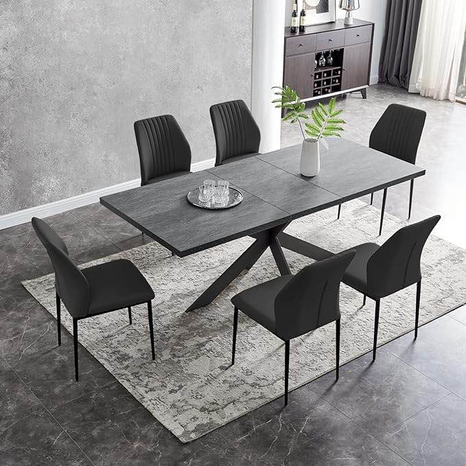 ZckyCine Kitchen & Dining Room Tables for 6-8 (Incomplete -table top only)