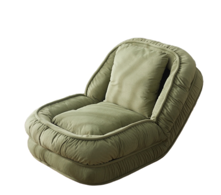 Louann Original Foldable Lazy Sofa Bed Natural Green