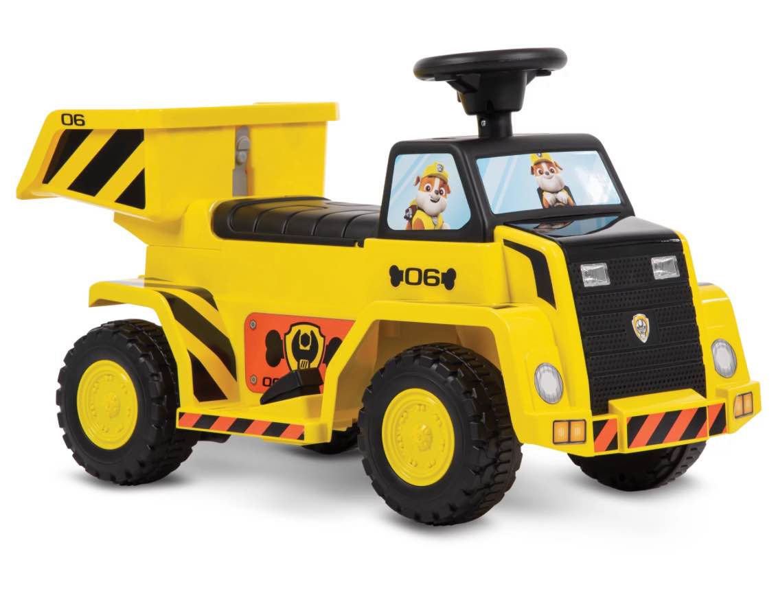 Nick Jr. Paw Patrol Rubble 6V Quad Ride-on Toy for Toddlers Ages 1.5+ Years, by Huffy