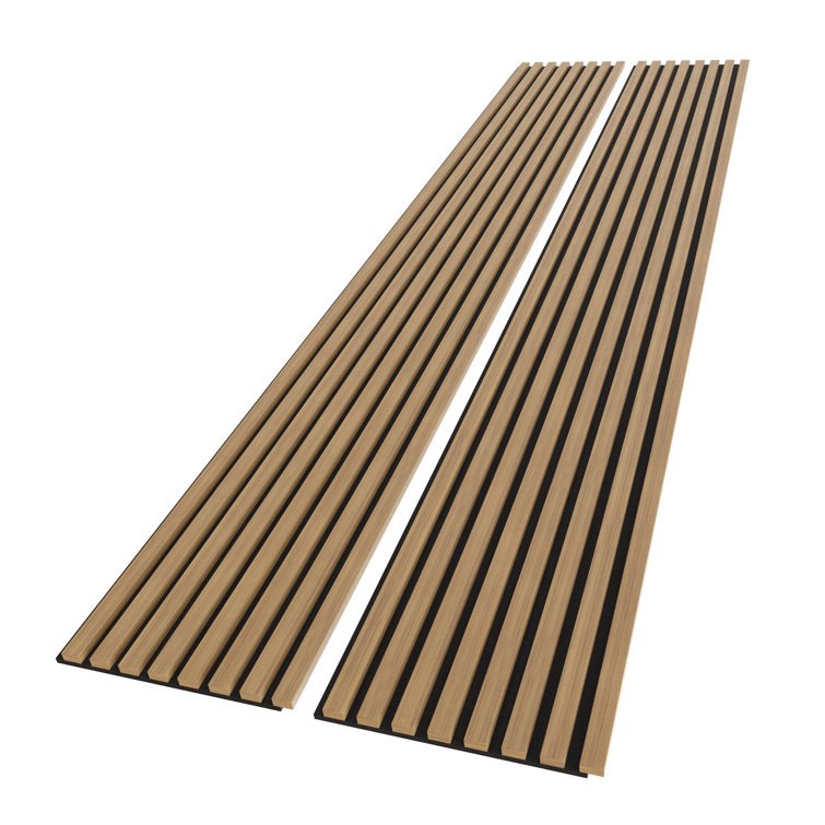 Oak Acoustic Wood Wall Panels (Set of 2)