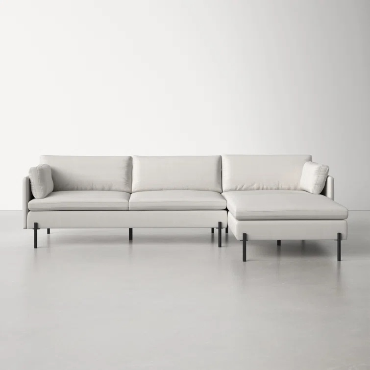 Moab 2 - Piece Upholstered Chaise L-Sectional ( Incomplete Box 1/2 Only ) 