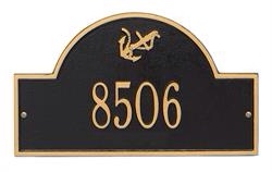 Anchor Address Plaque - One Line