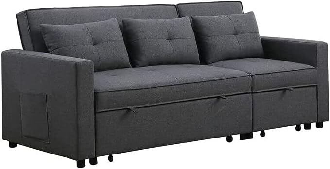 Lilola Home Zoey Sofas, Dark Gray