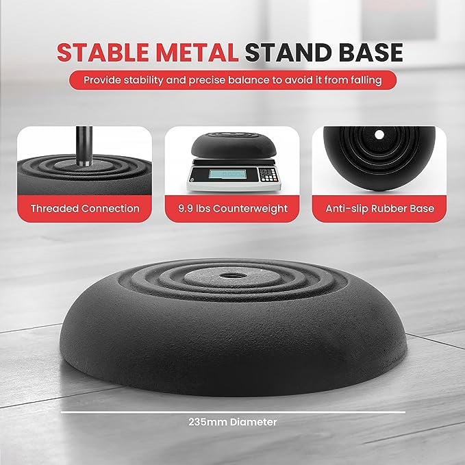 Universal Compact Base Microphone Stand - 2.8 to 5 Ft 