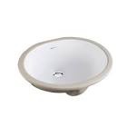 Virtu Usa 19" Undermount Bathroom Sink, 19.5Lx15.9Wx8.3H, White E5-bas-ro-b2 25B