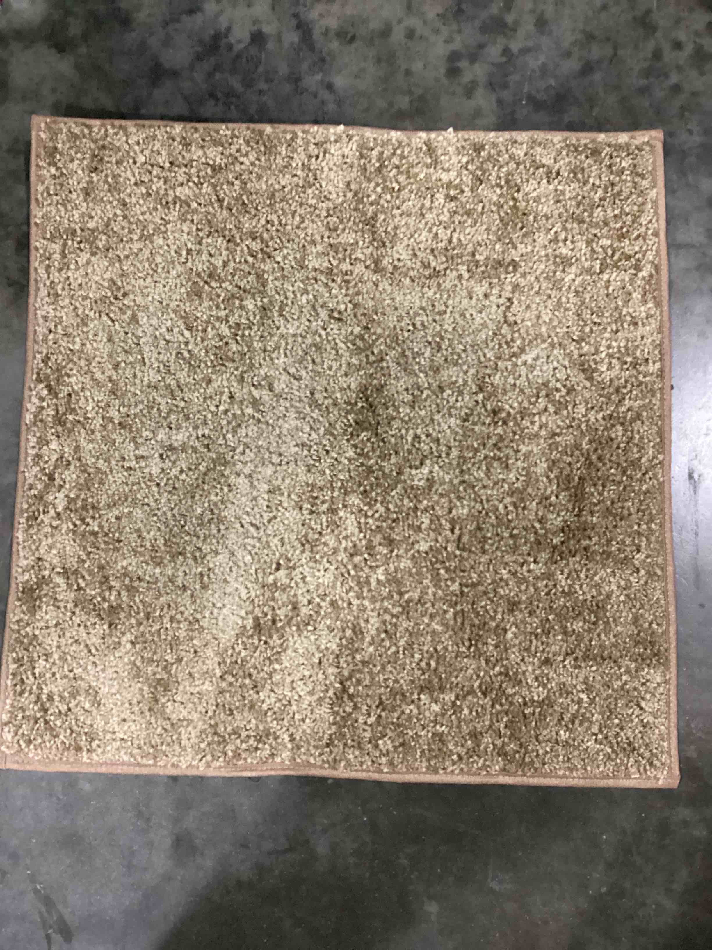 Ambiant Pet Friendly Solid Color Area Rugs Brown - 2' Square 2 ft Square Brown