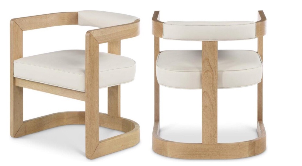 Meridian Furniture , Cream Dining Chair 592Cream-C