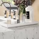 Eiland Metal Trim Amenity Bathroom Accessory Tray