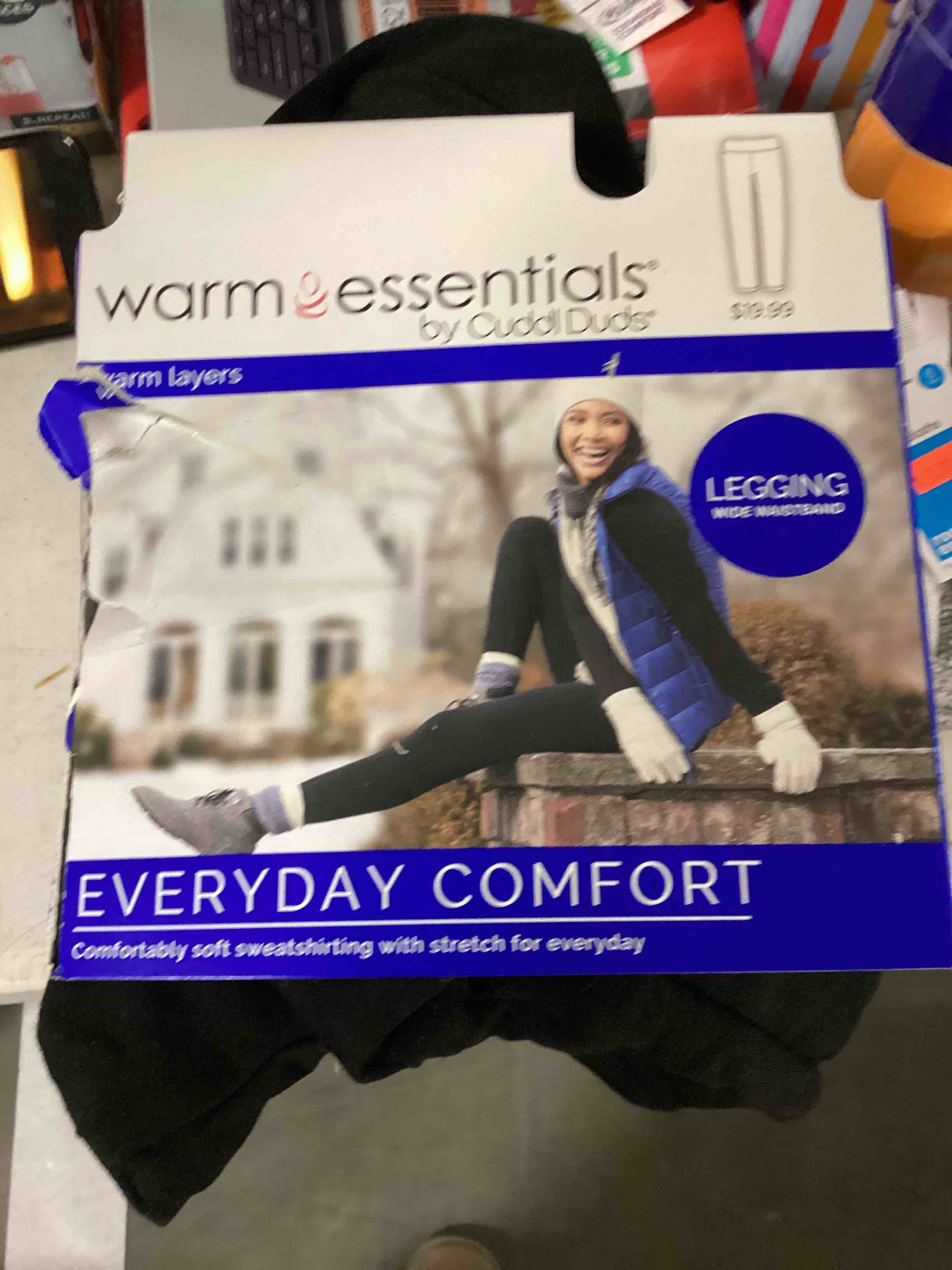 Warm Essentials by Cuddl Duds Women's Everyday Comfort HighWaist
