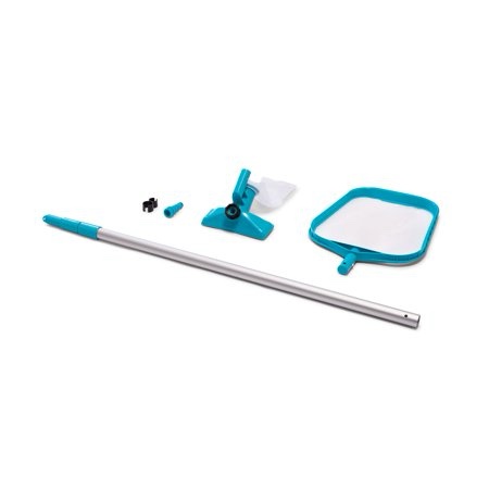 Intex 28002E Cleaning Maintenance Swimming Pool Kit with Vacuum, Surface Skimmer, and Telescoping Pole for above Ground Pools (Pool Sold Separately)