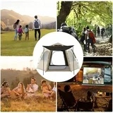 4-6 Camping Person Tent,Portable Waterproof Large Glamping Tents for Outdoor Family Hiking Beach