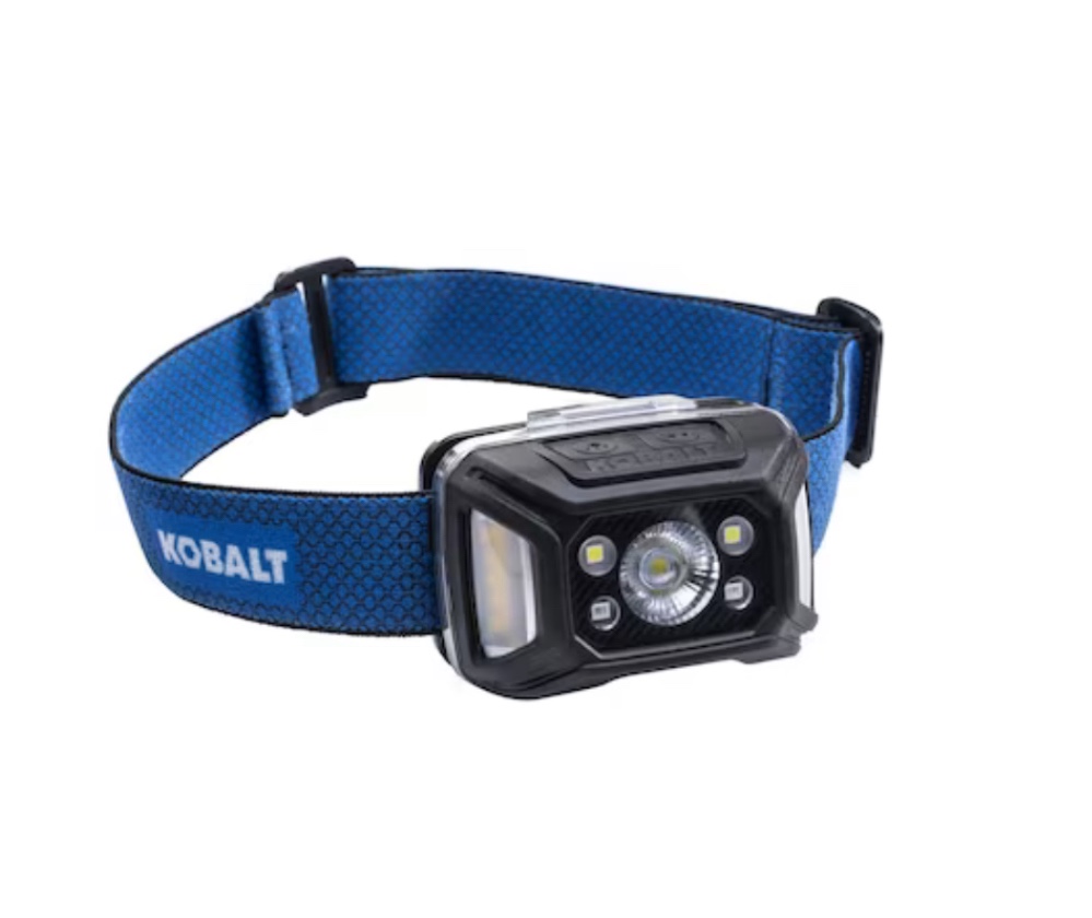 Kobalt 500-Lumen LED Rechargeable Headlamp (Battery Included)