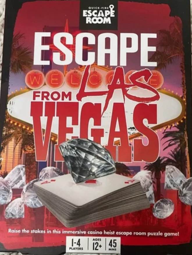 Escape from Las Vegas Quick-Fire Escape Room Casino Heist Game