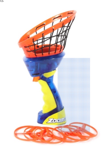 Flying Disc Launcher w/Catch Net | Catch and Shoot Plastic Discs Up to 100 Feet in Air | Fun Outdoor Toy
