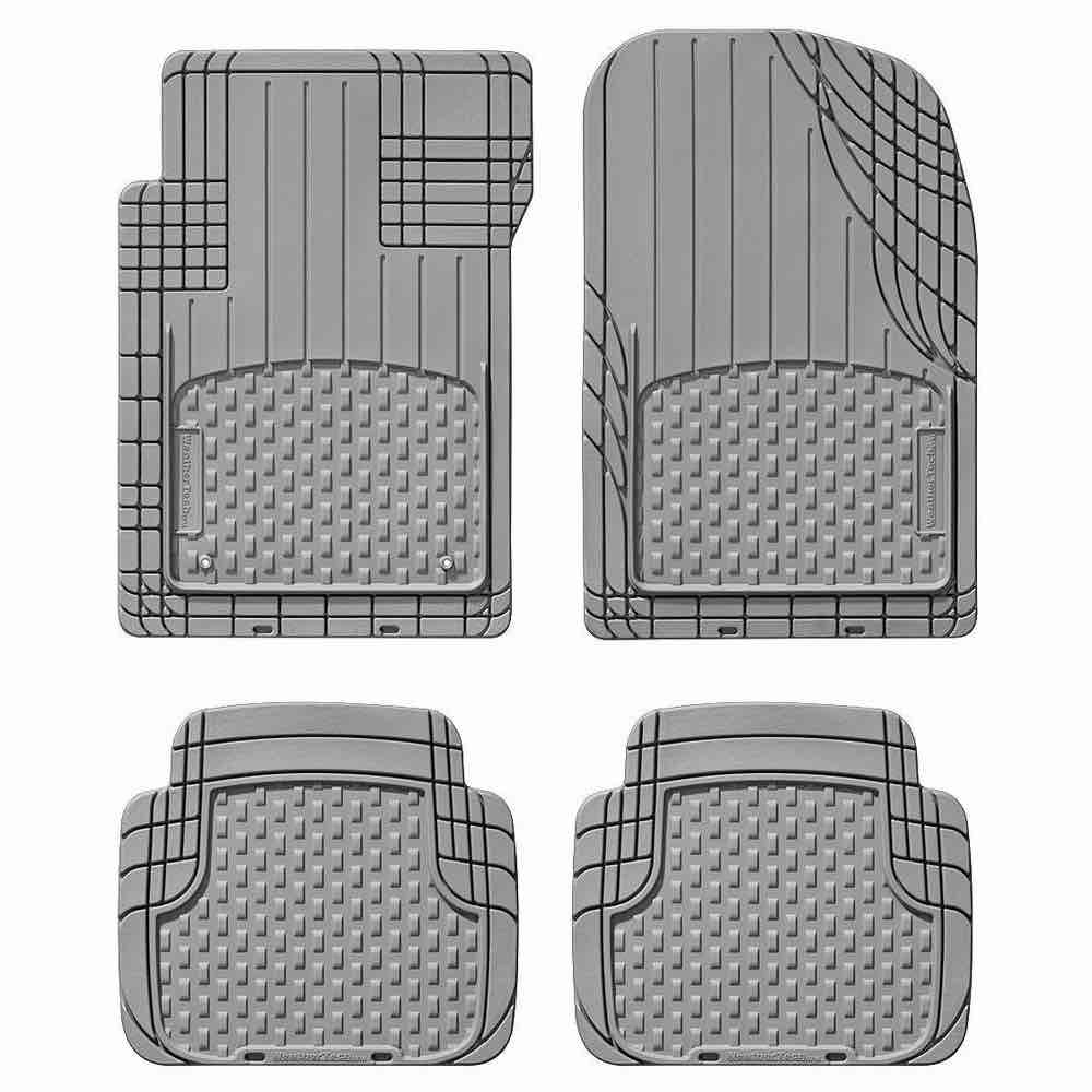 WeatherTech 4pk Floor Mat Gray Trim to Fit
