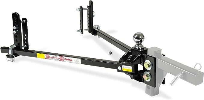 Equal-i-zer 4-point Sway Control Hitch, 90-00-1201, 12,000 Lbs Trailer Weight Rating, 1,200 Lbs Tongue Weight Rating, Weight Distribution Kit DOES NOT Include Hitch Shank, Ball NOT Included- incomplete one box of two only 