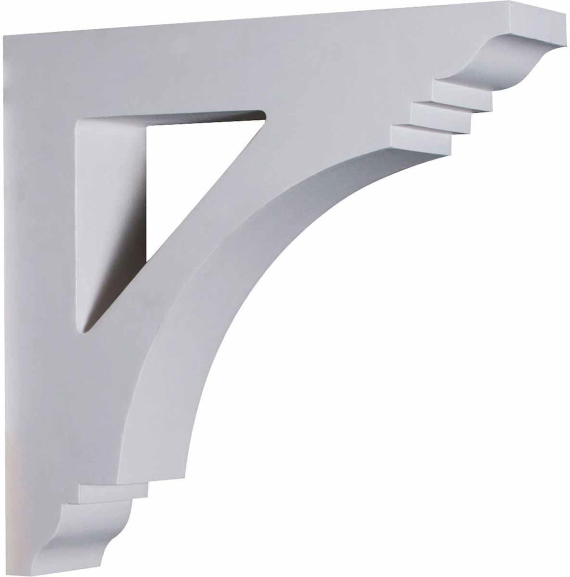 Ekena Millwork BKT16X16X04IM Imperial Bracket , 4-Inch x 16-Inch x 16-Inch