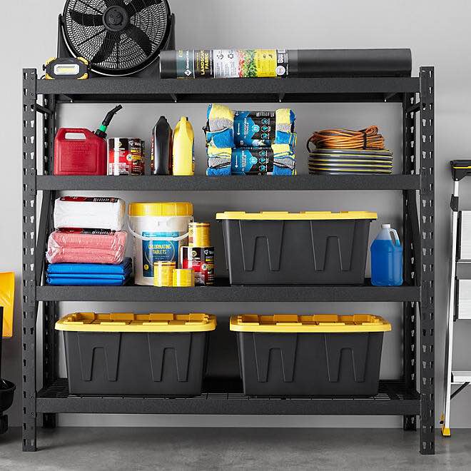 Member's Mark 4-Shelf Industrial Storage Rack (Black)