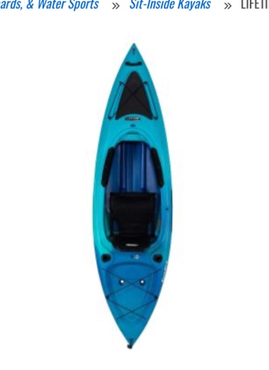 lifetime tundra kayak 
